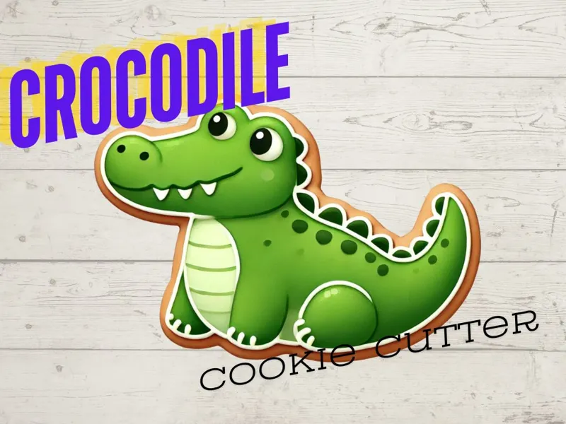 Crocodile Cookie Cutter