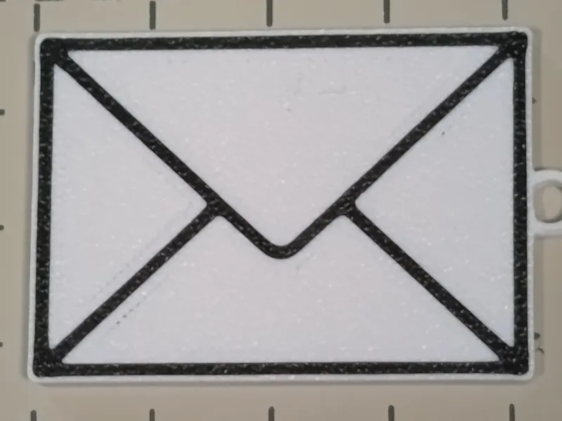NFC Schlüsselanhänger Briefumschlag