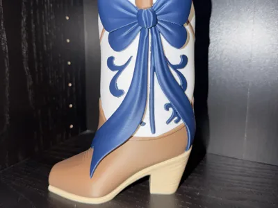 COWGIRL BOOT SOFT SOAP HOLDER - 7.5oz