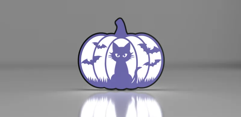 Pumpkin LED Light Box