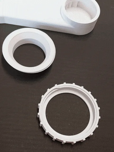 Intex pool fountain direct mounting (no supports) view 4