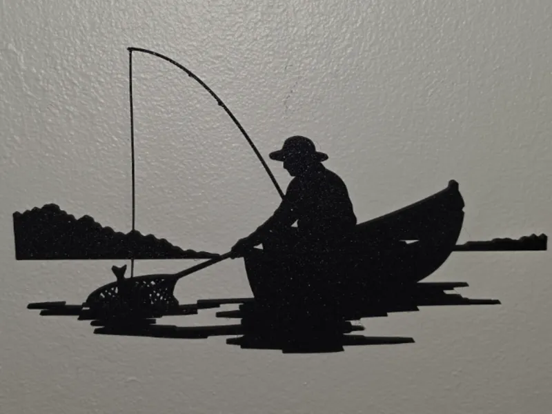 Boy Fishing Winslow Homer Sihlouette
