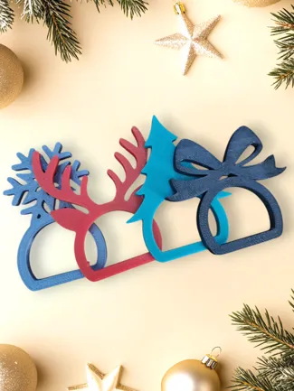 Napkin rings Custom Christmas