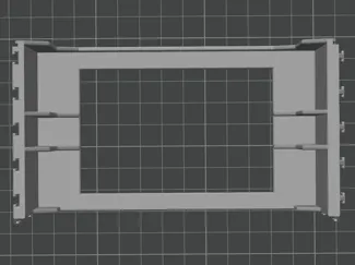 Modular CD Shelf (for 2 double CD + one single CD)