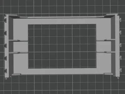 Modular CD Shelf (for 2 double CD + one single CD)