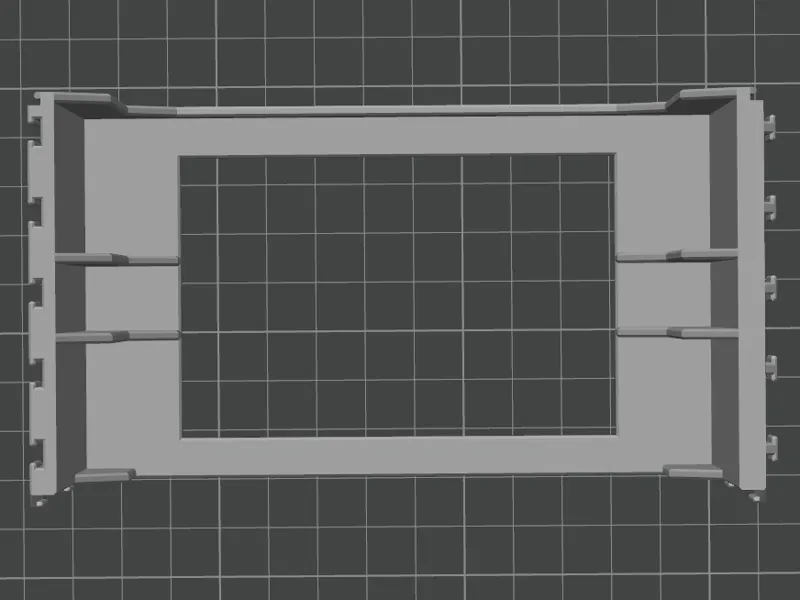 Modular CD Shelf (for 2 double CD + one single CD)