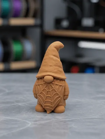 Modelo para impresión 3D: Spinnennetz Wichtel mit geheimnisvollem Bartrelief — vista de referencia 2