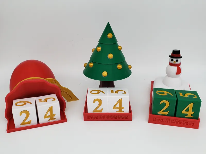 Days Till Christmas - NO AMS - 3 Versions