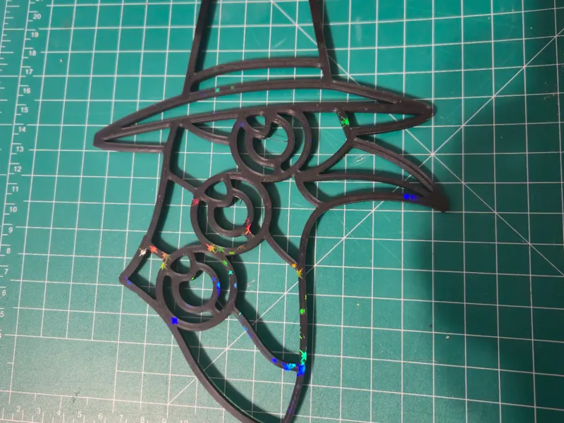 Sussy Magpie Stained Glass Frame for UV Resin