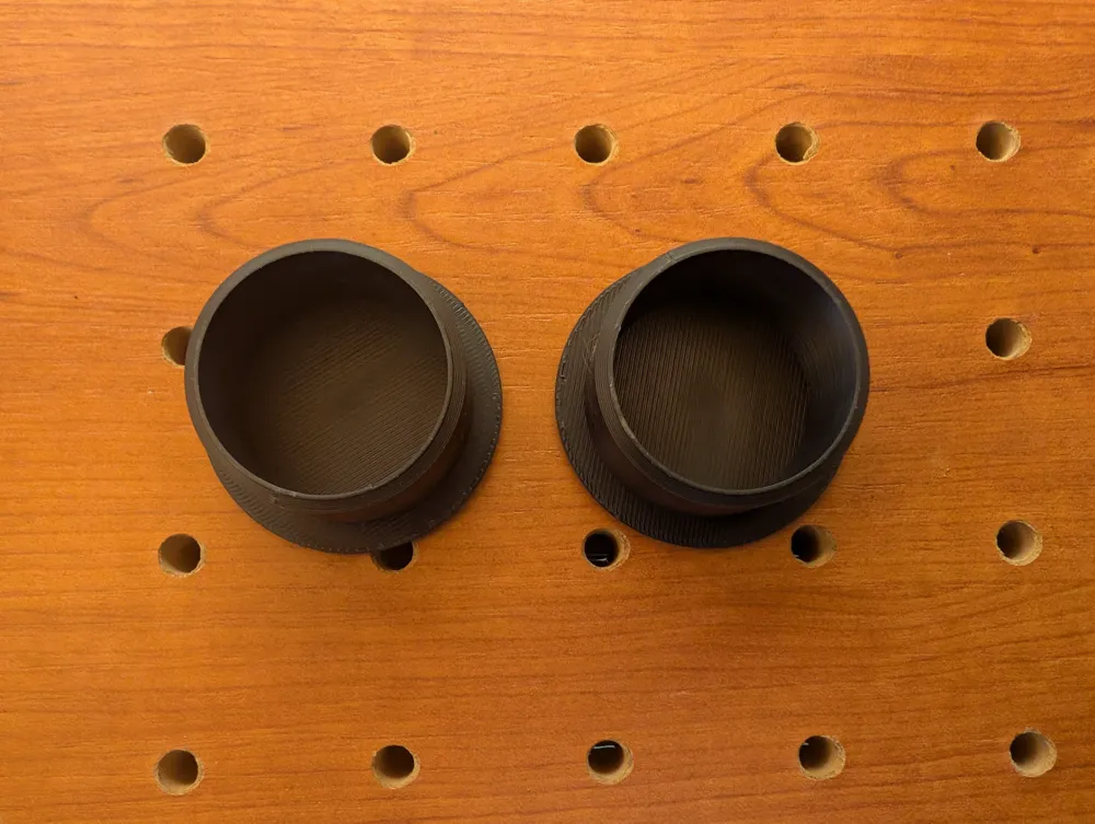 TUBE / PIPE END CAP - CURTAIN STOPPER - Free 3D Print Model - MakerWorld