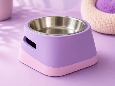 TriPaw – Triangle Raised Pet Bowl