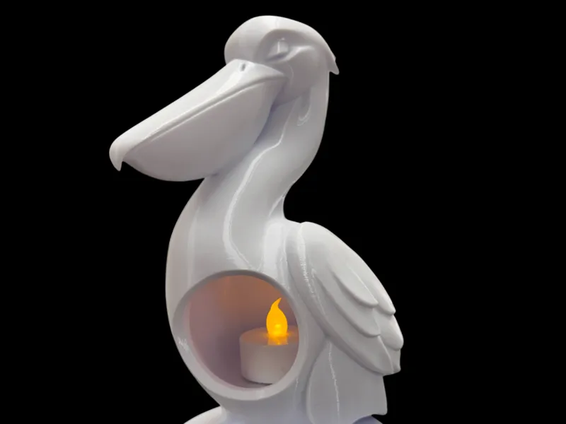 Teelicht Pelikan