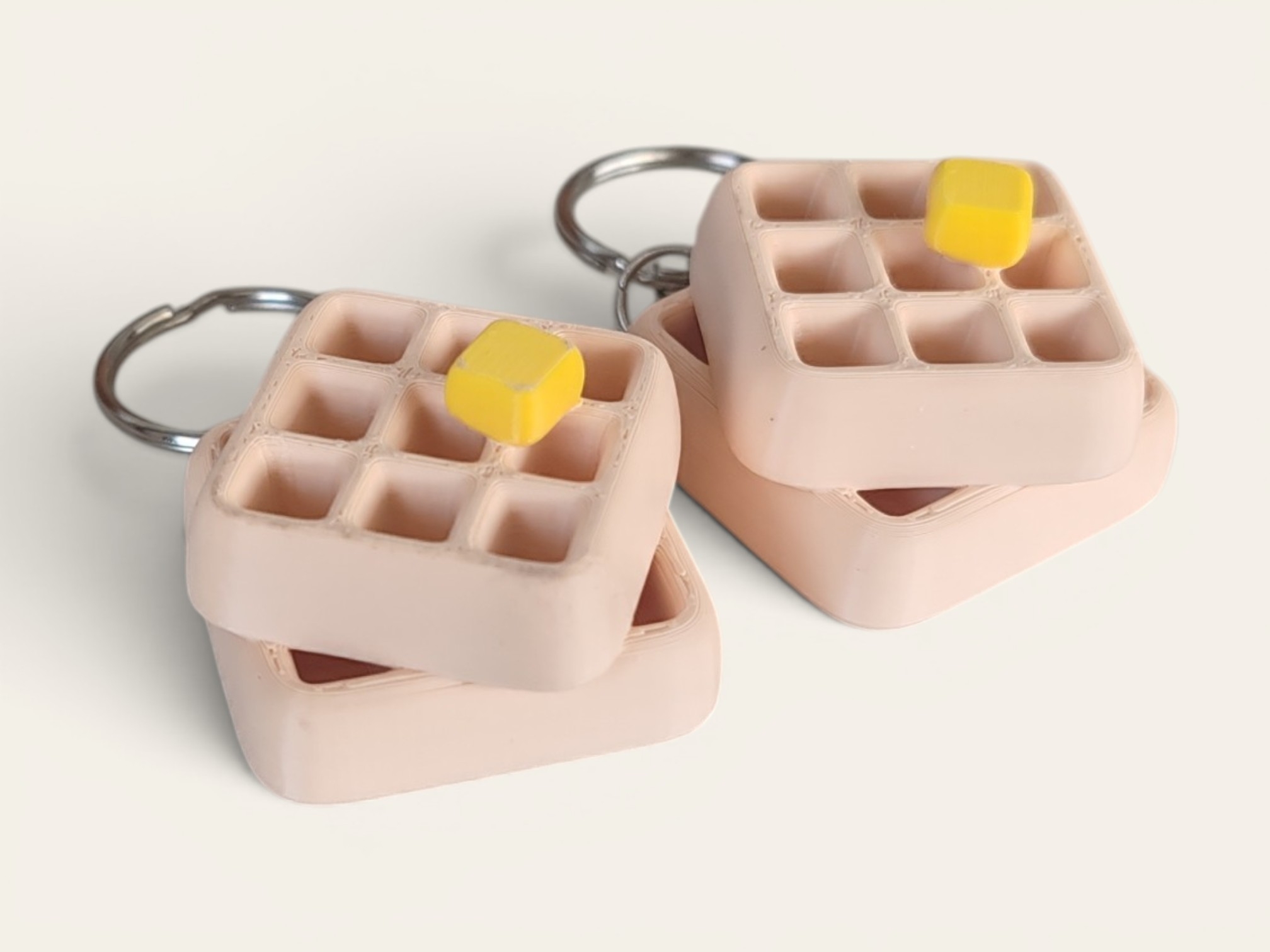 Miniatura 2 do modelo 3D Waffle - Sculpt Keychains