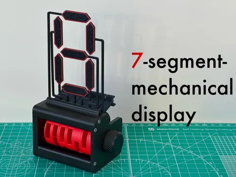 Modelo para impresión 3D: 7- Segment-mechanisches-Display — referencia de MakerWorld