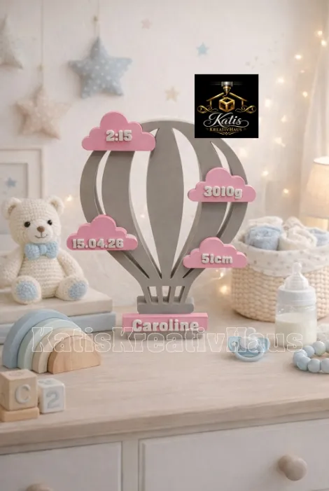Ballon zur Geburt - Baby - Love-Geschenk view 2