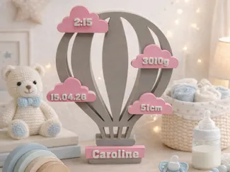 Ballon zur Geburt - Baby - Love-Geschenk
