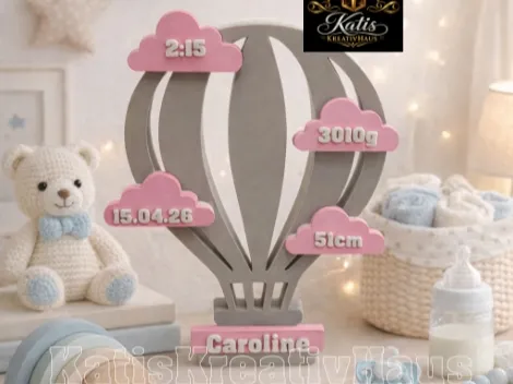Ballon zur Geburt - Baby - Love-Geschenk