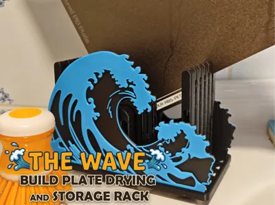 The Wave - Build Plate Drying & Storage Rack