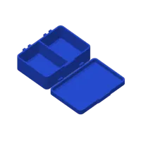 Box with two compartments