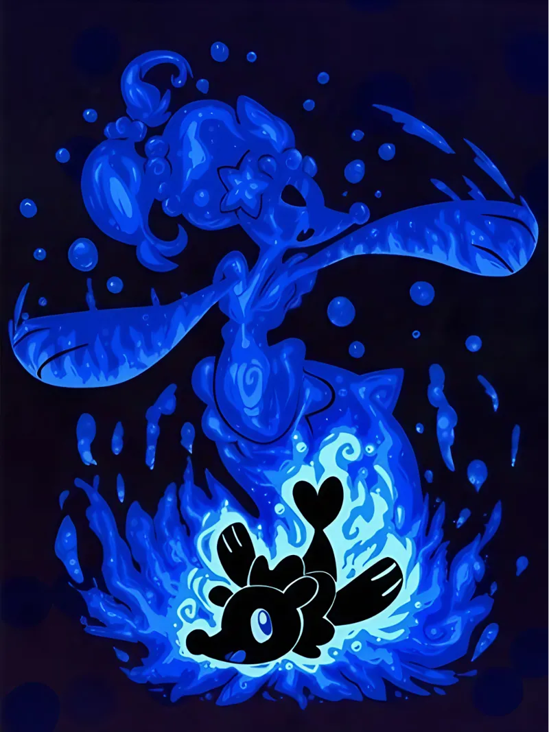 Primarina HueForge / The Sea Mermaid Within