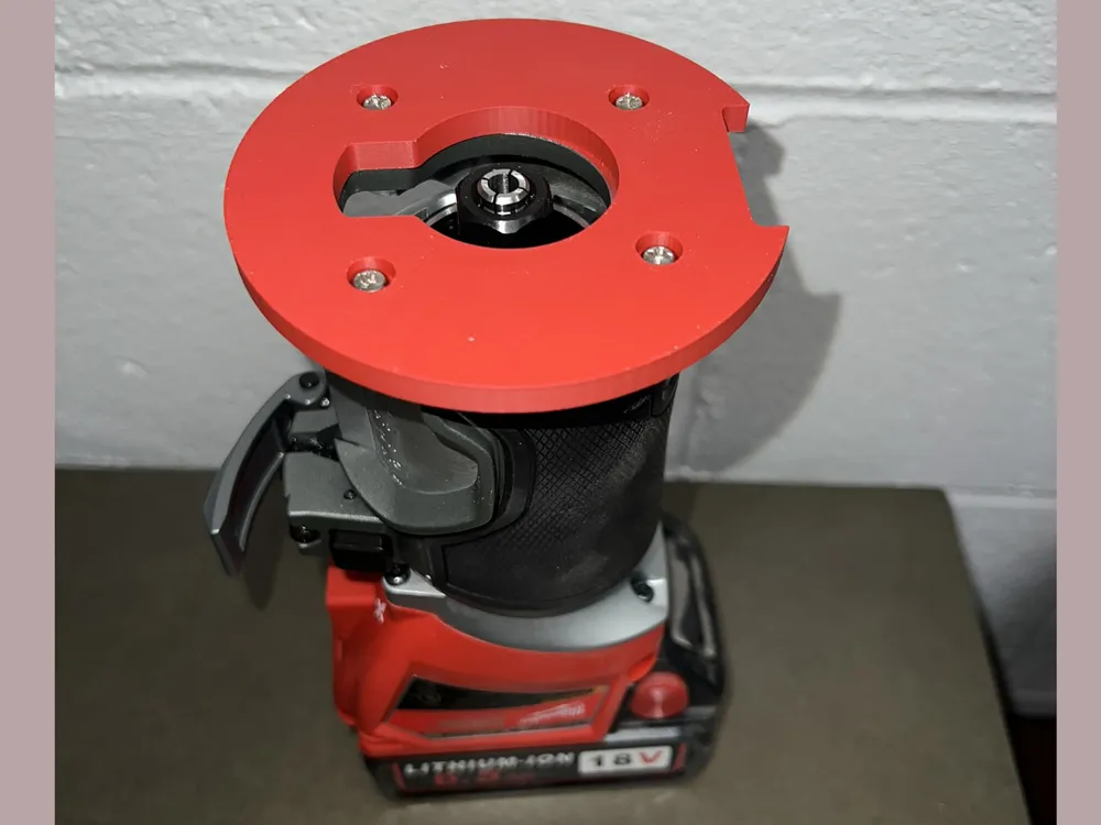 Milwaukee M18 Router Base by BuzzyJ MakerWorld: Download Free 3D Models
