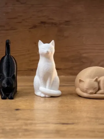 Figura decorativa: Cute Cat Miniatures Set – 5 — vista de referencia 2