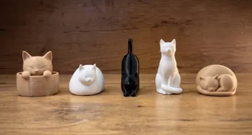 Figura decorativa: Cute Cat Miniatures Set – 5 — vista de referencia 3