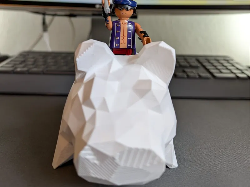 Abenteuer-Reittier im Low-Poly-Stil: The_PIG