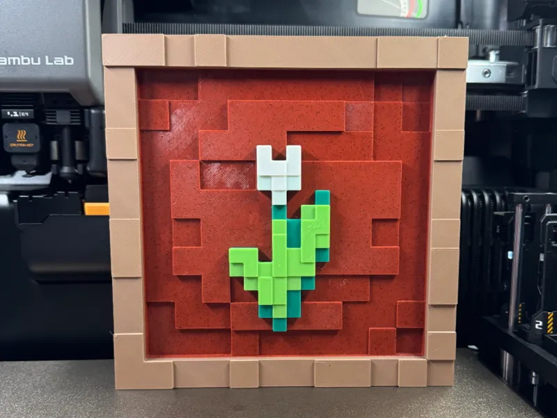 Tulip - Minecraft Item Frame