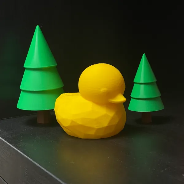 Canard low poly