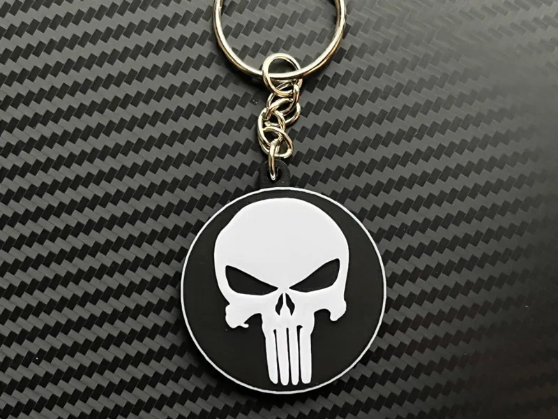 The Punisher Keychain