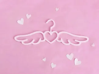 Coquette Angel Clothes Coat Hanger kids wardrobe