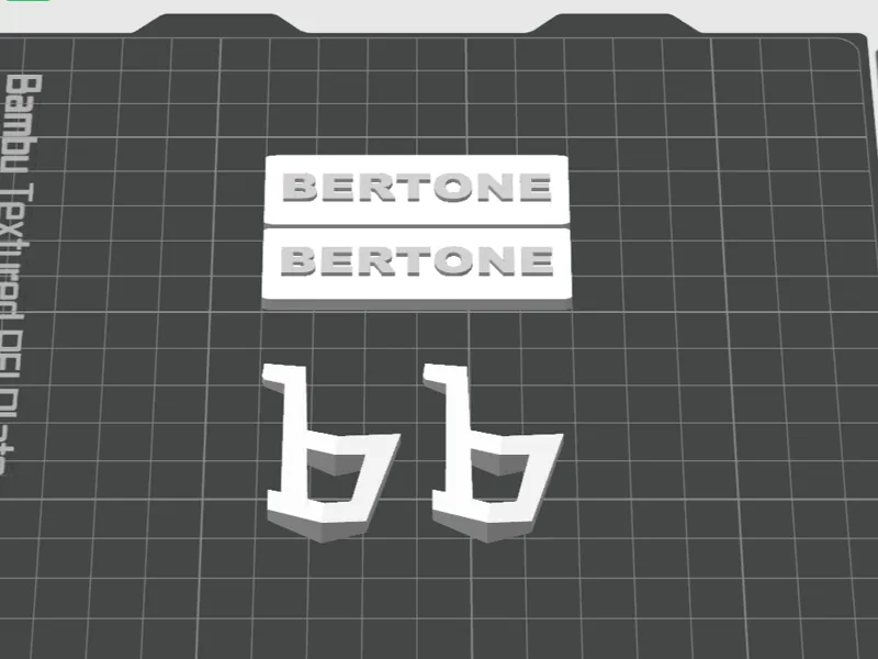 Bertone logo & text