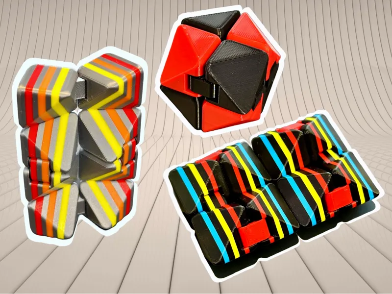 Fidget Cube Toy: Prism