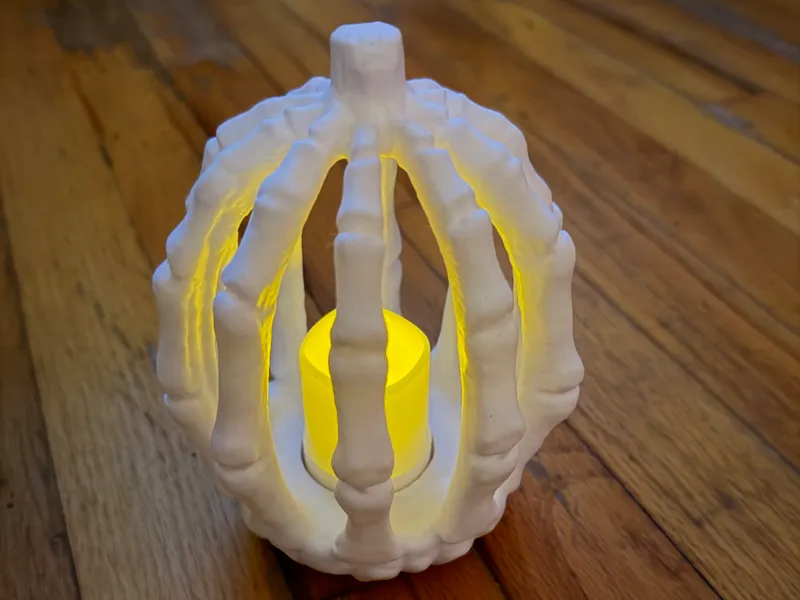 Skeleton pumpkin
