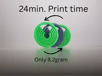 Curl Loop Fidget/24min. Print time/Only 8.2gram