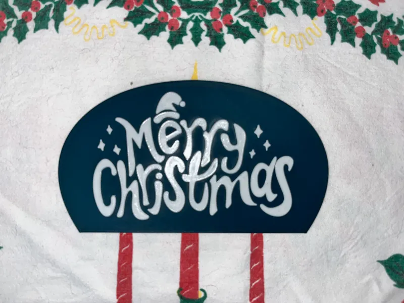 Merry Christmas sign