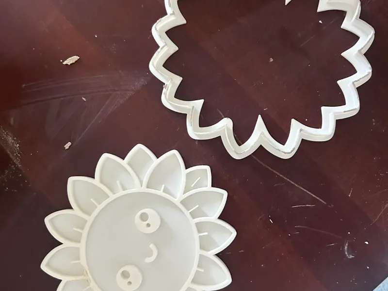 Sunflower cutter and stamp tool