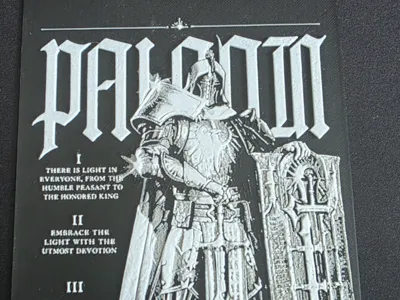 Paladin Diablo 4 art Hueforge