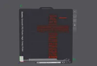 Inlay Kreuz Vater unser mit 0.4 Düse Sprache französisch