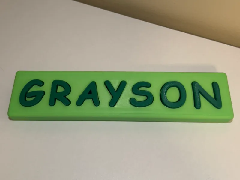 GRAYSON - Name Puzzle