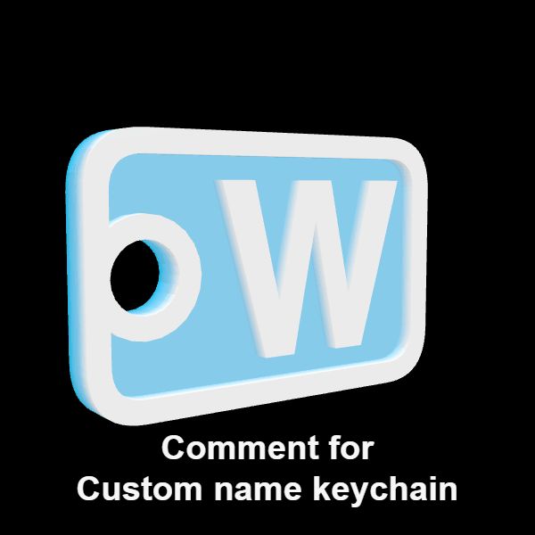 W keychain