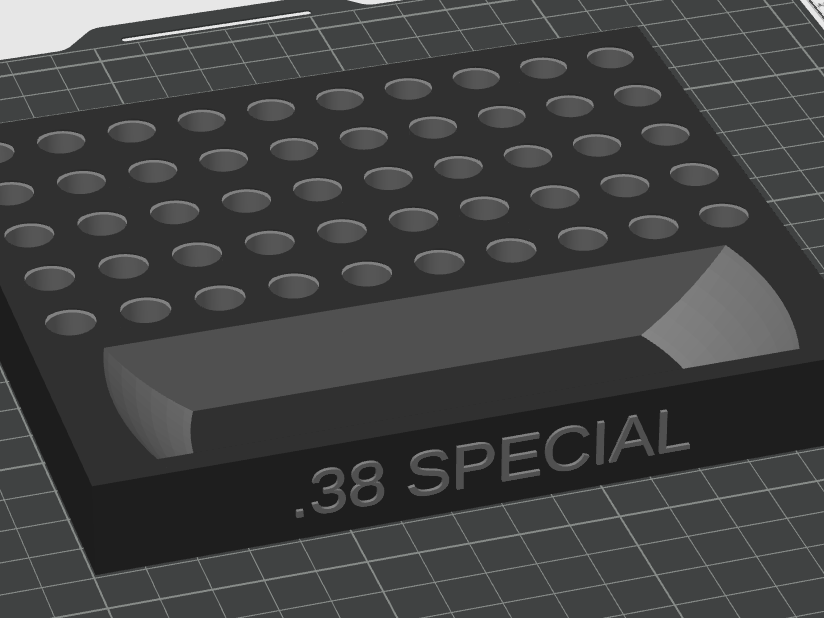 38 Special Reloading Tray
