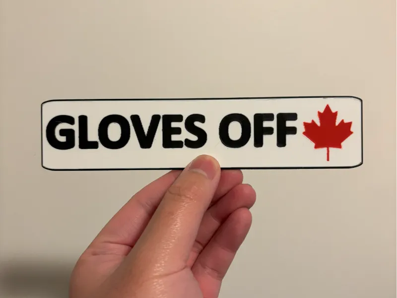 Gloves Off Bookmark