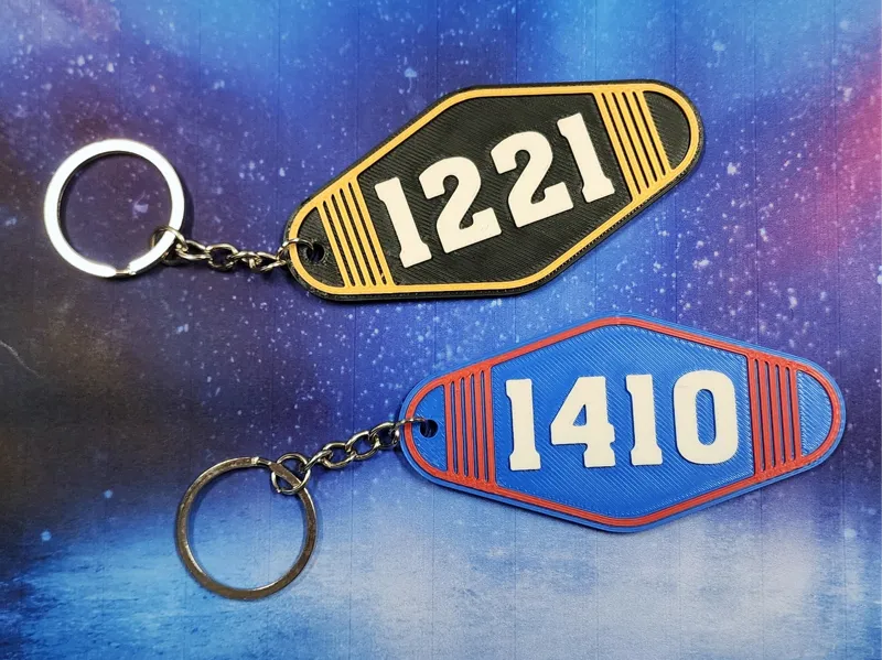 Heated Rivalry Room Number Keychains - Quick Print