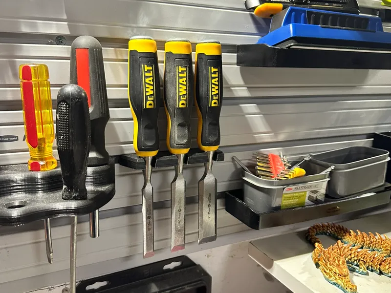 Dewalt Chisel Storage for Rubber Maid FastTrack 
