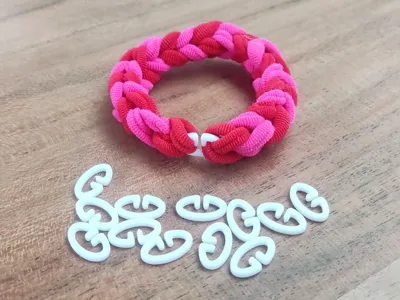 Loom clips for hair ties