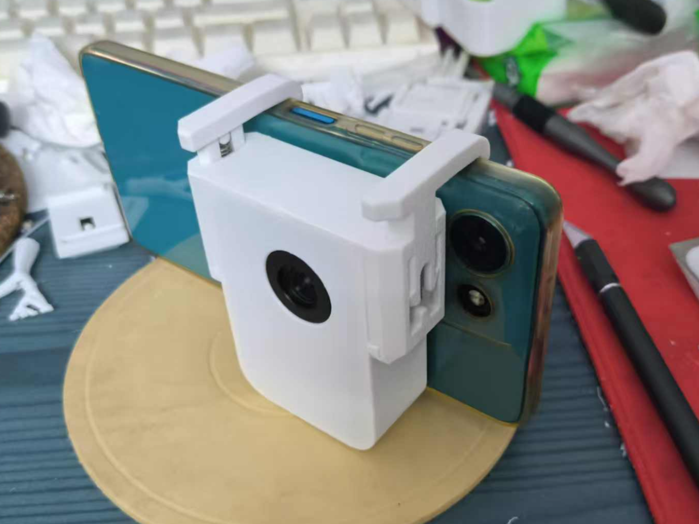 Miniatura 1 do modelo 3D 海康威视4117热成像手机背夹