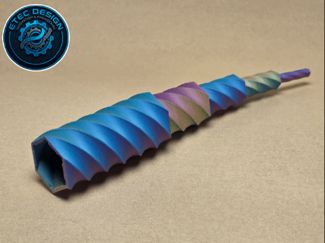 Hex Mini Spiral Fidget - Print in Place