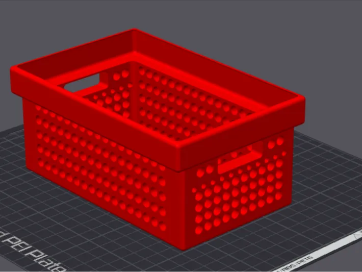 Box with holes